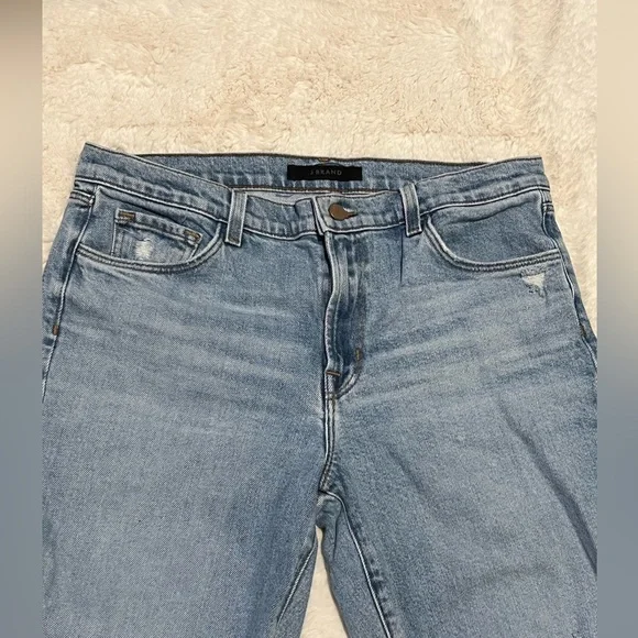 J Brand Adele Straight Mid-Rise Jeans Archive Destruct size 31 - Picture 3 of 7